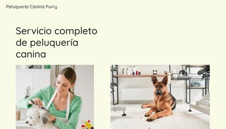 Plantilla - Peluquería Canina