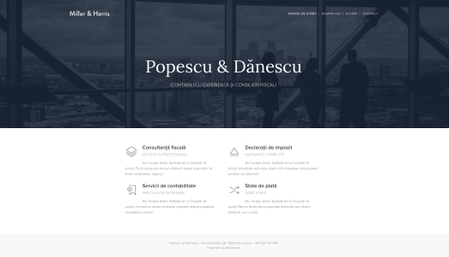 Șablon: Servicii de consultanță fiscală