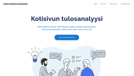 Sivupohja - Web-konsultointi