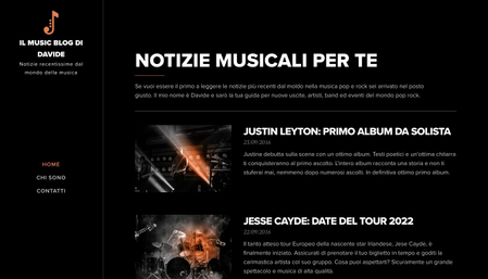 Modello - Blog di musica