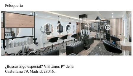 Plantilla - Peluquería