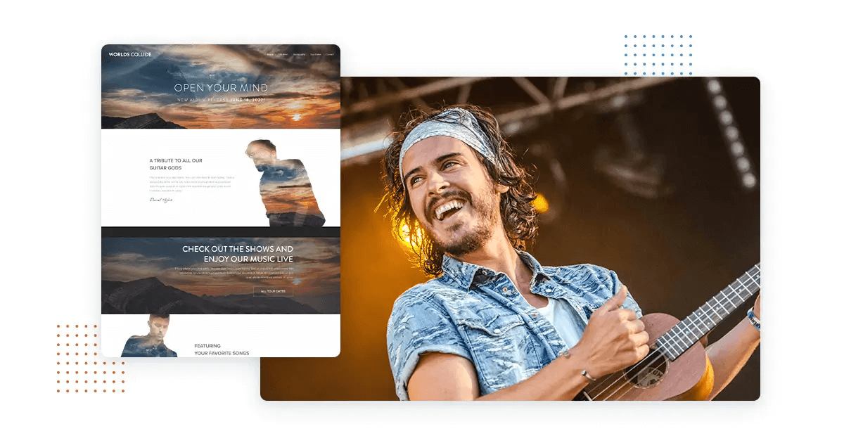 Site de groupe de musique