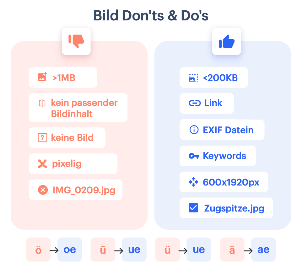 Bild Do's und Don'ts