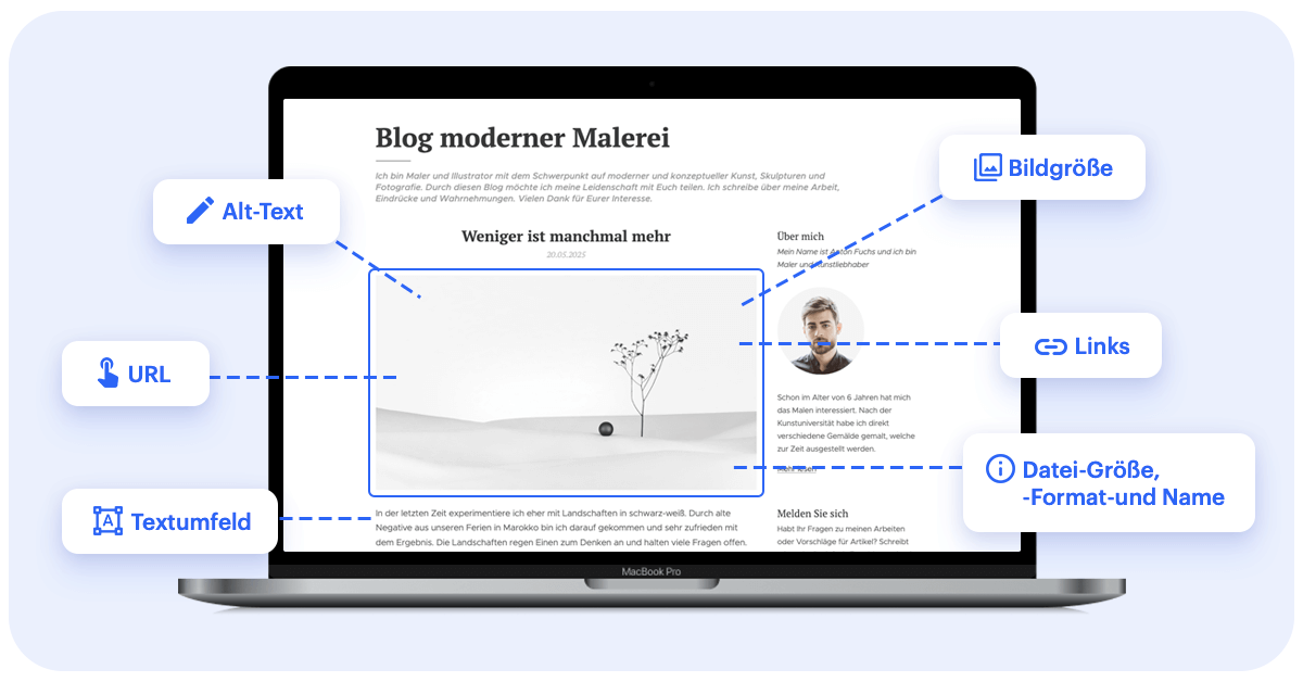 Bild SEO ist bei der Erstellung deiner Website nicht zu vernachlässigen