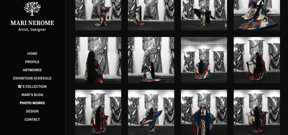 An example of a photo gallery on Webnode