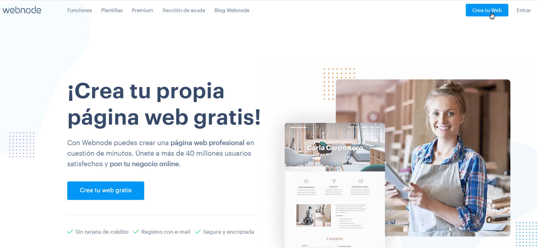 crea tu web
