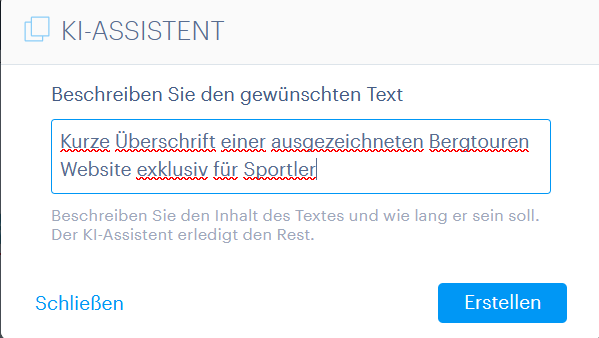 KI-Prompt zur Anpassung des Seitentitels an eine bestimmte Zielgruppe  