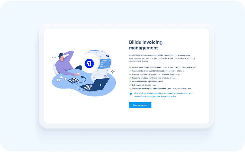 2. Plugin Billdu einfügen