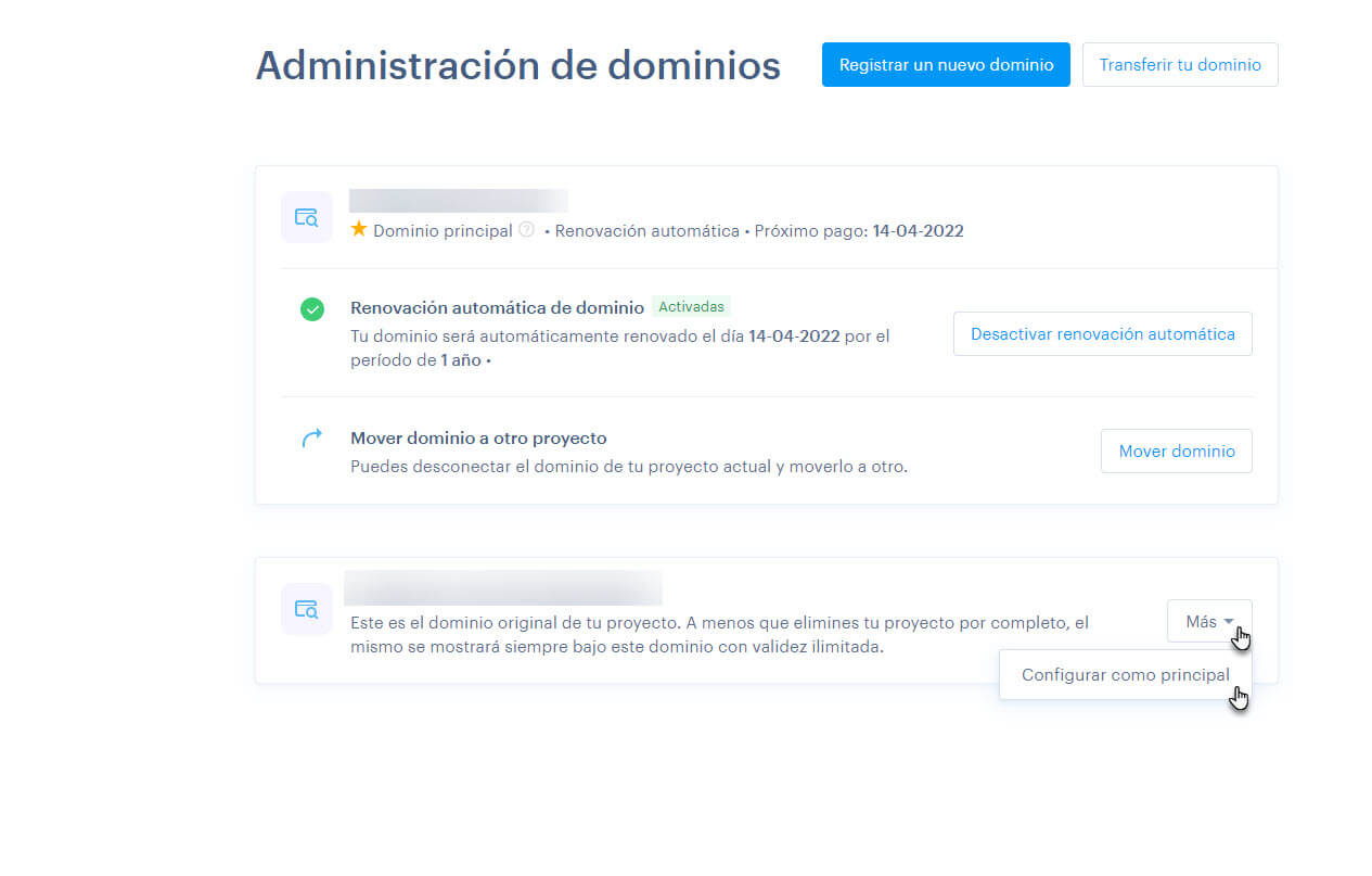 Configurar como principal