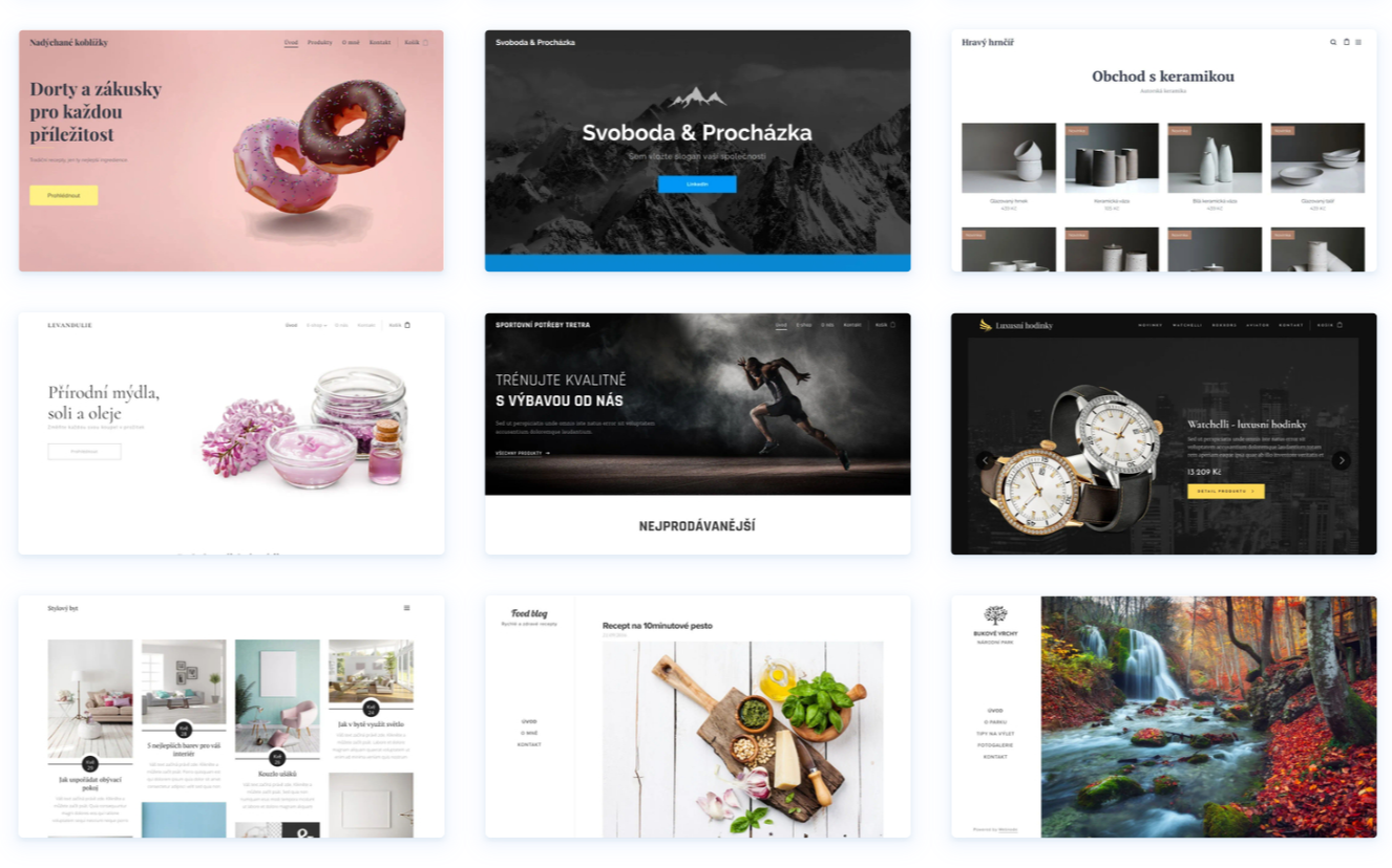 Tvorba webu pro živnostníky a malé firmy snadno a rychle