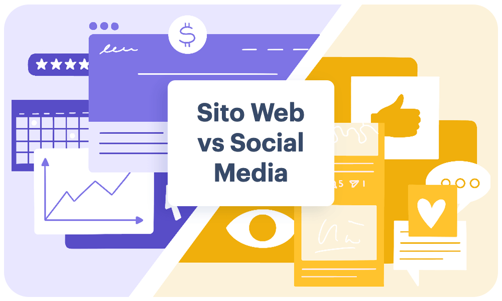 Sito Web vs Social Media: Perché averli entrambi è importante per la tua attività