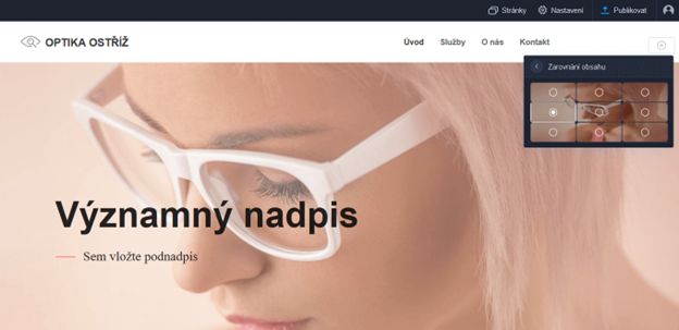 Ukázka pravidla třetin – mřížka zobrazuje devět dostupných ploch, kam můžeme umístit objekt.